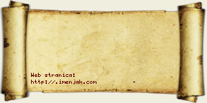 Ksenija Obrenović vizit kartica